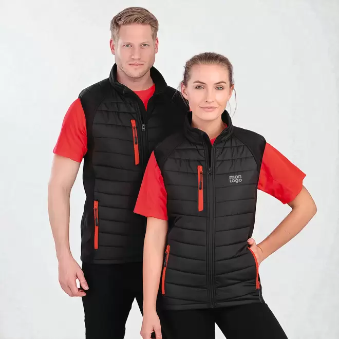 BODYWARMER PERSONNALISE MIXTE RESULT 'COMPASS'