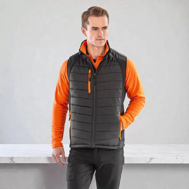 BODYWARMER PERSONNALISE MIXTE RESULT 'COMPASS'