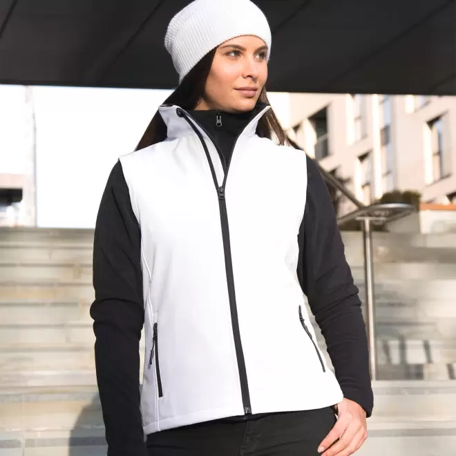 BODYWARMER PERSONNALISE SOFTSHELL FEMME RESULT 'RETALO'