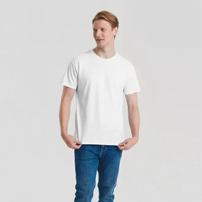 TEE SHIRT PERSONNALISABLE MIXTE BLANC BIO 'HARBRO'
