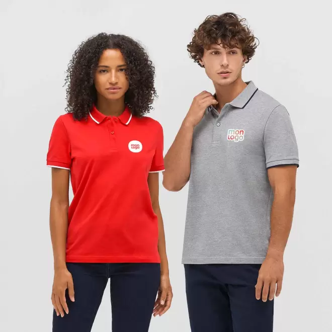 POLO MIXTE PERSONNALISABLE 'PALERMO'