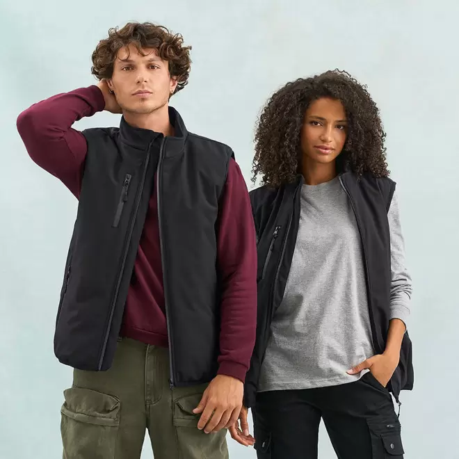SOFTSHELL MIXTE PERSONNALISABLE 'FALCON PADDED BW'