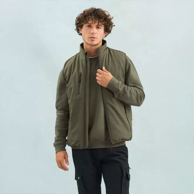 SOFTSHELL MIXTE PERSONNALISABLE 'FALCON PADDED BW'