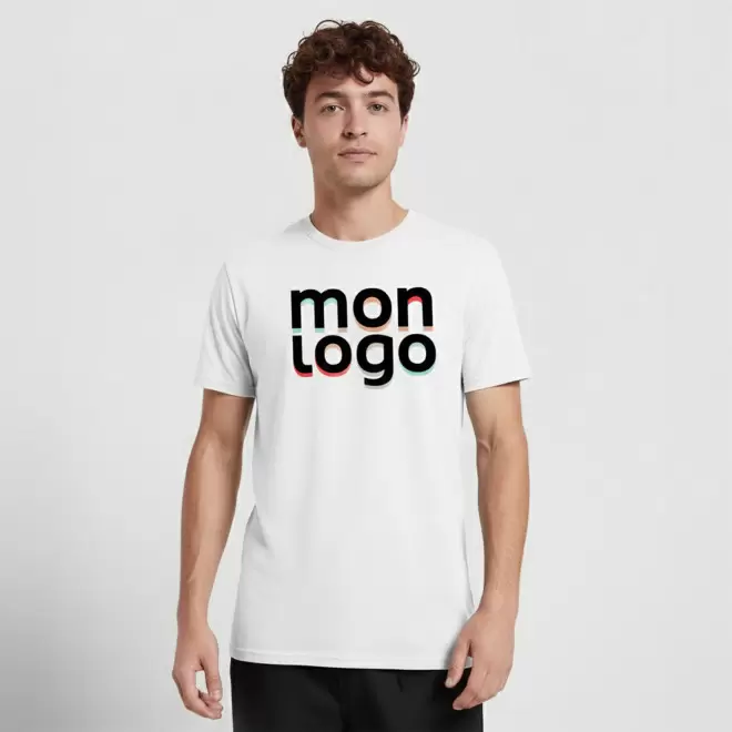 TEE SHIRT MIXTE BLANC PERSONNALISE 'KUTTA'