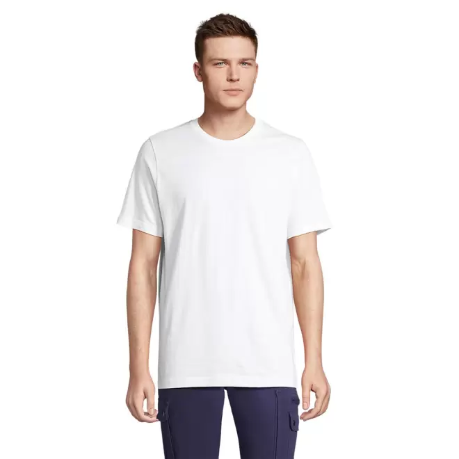 TEE SHIRT MIXTE BLANC PERSONNALISE 'TUNER'