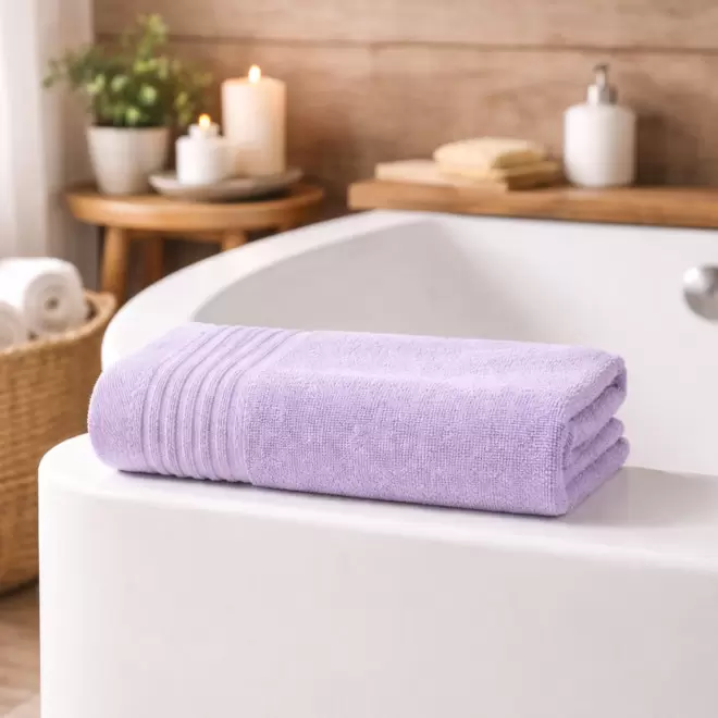 SERVIETTE PUBLICITAIRE COTON 'PUREL 70X140'