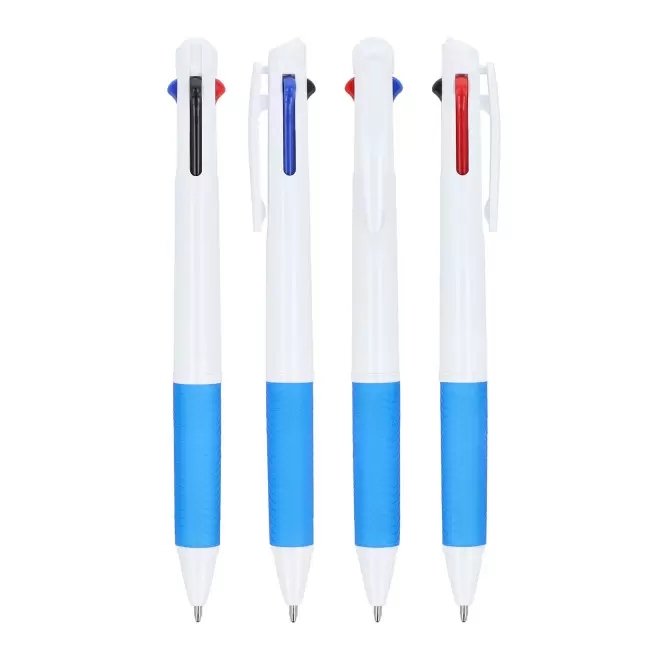 STYLO PERSONNALISABLE 3 COULEURS AVEC LANYARD 'ZORI'