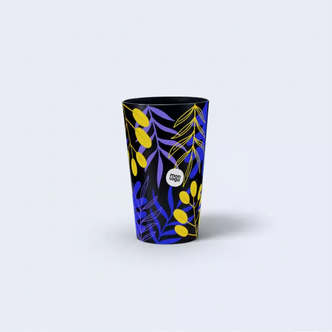 GOBELET QUADRI 30 CL PERSONNALISE 'CUP BUDGET COLOR'