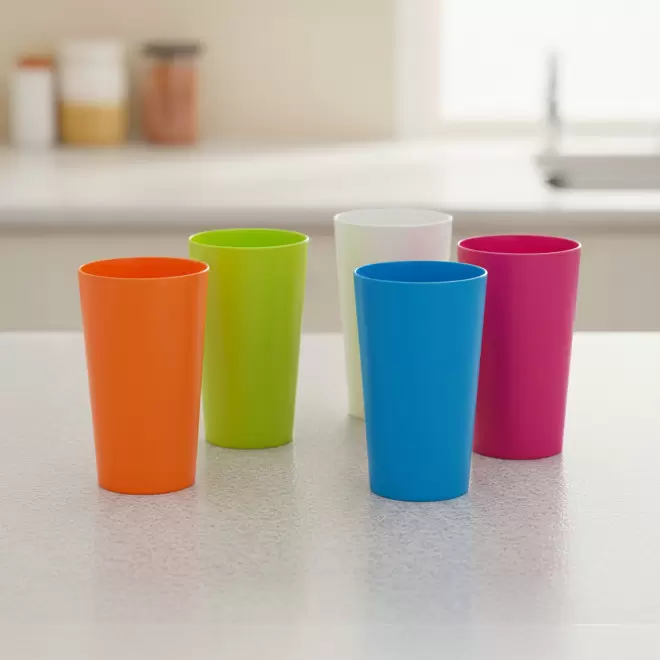GOBELET QUADRI 30 CL PERSONNALISE 'CUP BUDGET COLOR'