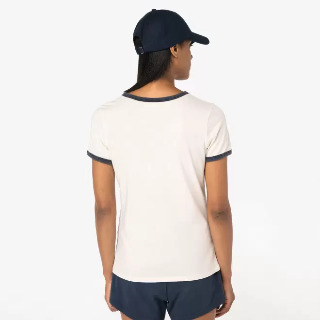 TEE SHIRT CONTRASTE FEMME PERSONNALISE 'RINGA'