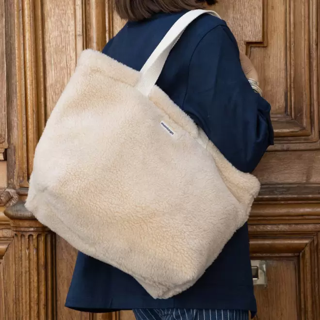 SAC EN MOUMOUTE PERSONNALISE 'HORTENSE'