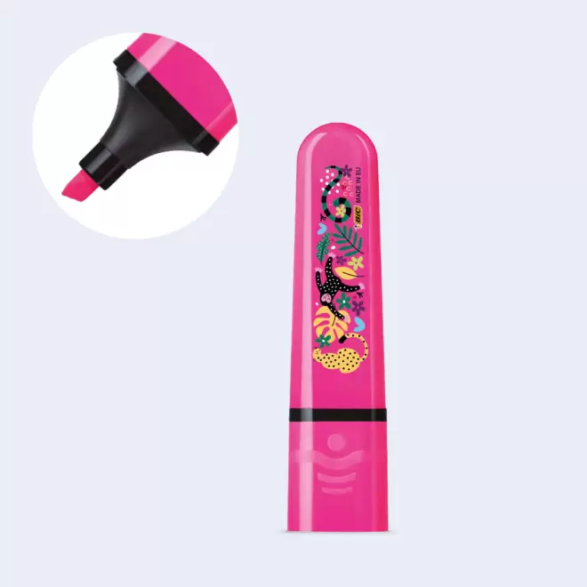 SURLIGNEUR BIC PUBLICITAIRE 'HIGHLIGHTER FLAT'