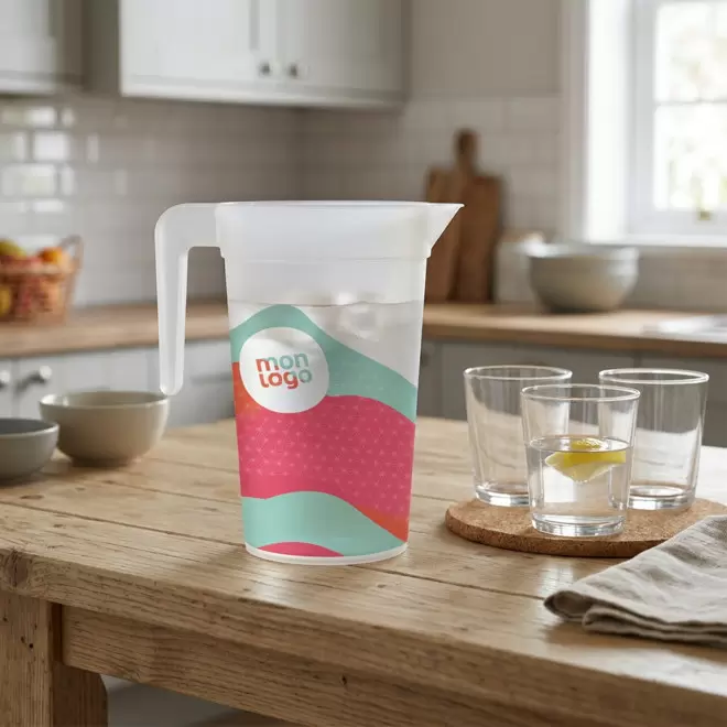 PICHET PUBLICITAIRE REUTILISABLE QUADRI 1.5L 'LONIU'
