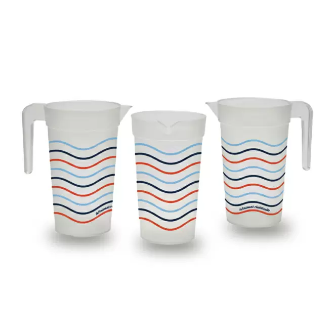 PICHET PUBLICITAIRE REUTILISABLE QUADRI 1.5L 'LONIU'