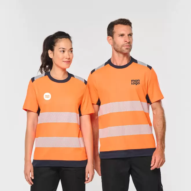 TEE SHIRT DE SECURITE MIXTE PERSONNALISABLE 'BEACON'