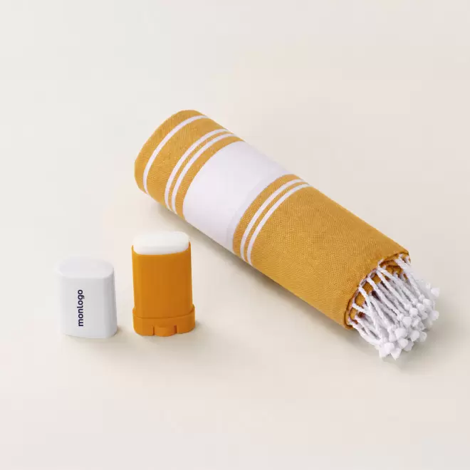 SET STICK SOLAIRE SPF30 ET FOUTA PERSONNALISABLE 'PLAHY'