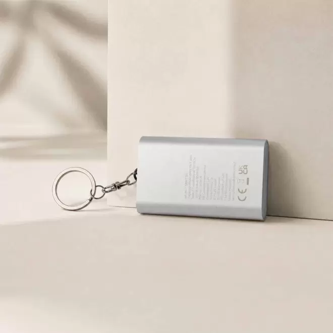 PORTE CLE BATTERIE 2000 MAH PERSONNALISE 'MINIBA'