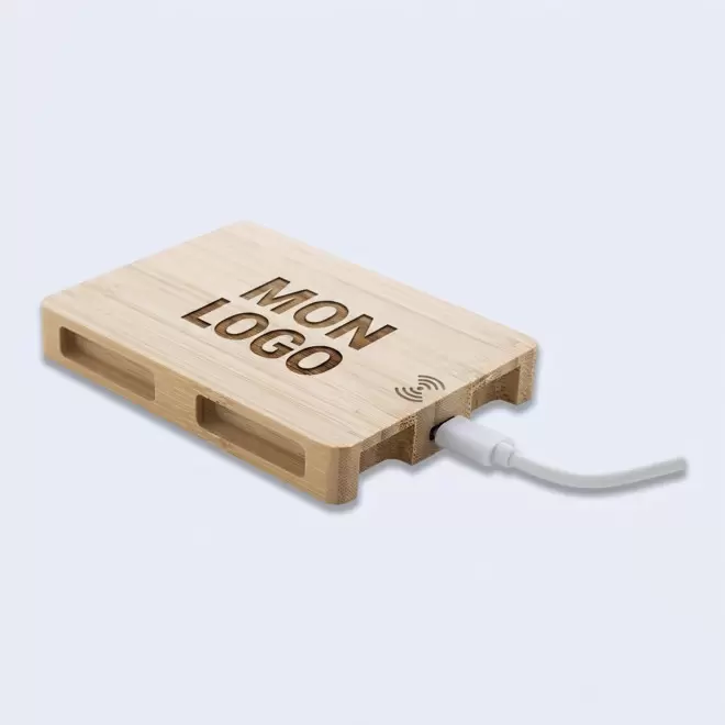 CHARGEUR PERSONNALISABLE SANS FIL 'PALETTO'