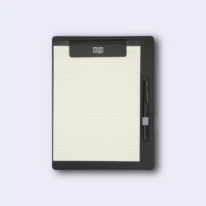 PORTE BLOC AVEC STYLO PERSONNALISE 'PRESO'