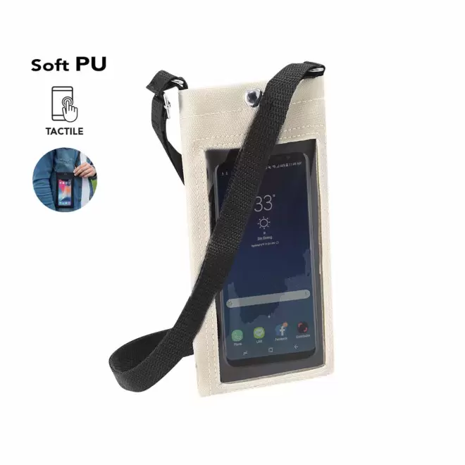 POCHETTE TELEPHONE TRANSPARENTE PERSONNALISEE 'LININA'