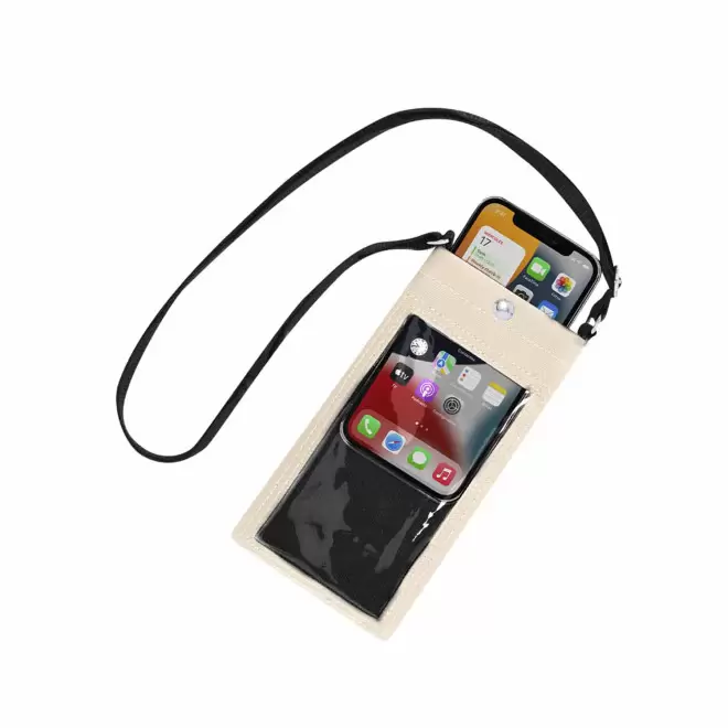 POCHETTE TELEPHONE TRANSPARENTE PERSONNALISEE 'LININA'