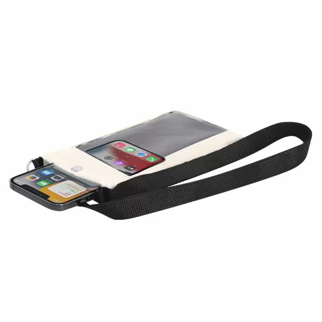 POCHETTE TELEPHONE TRANSPARENTE PERSONNALISEE 'LININA'