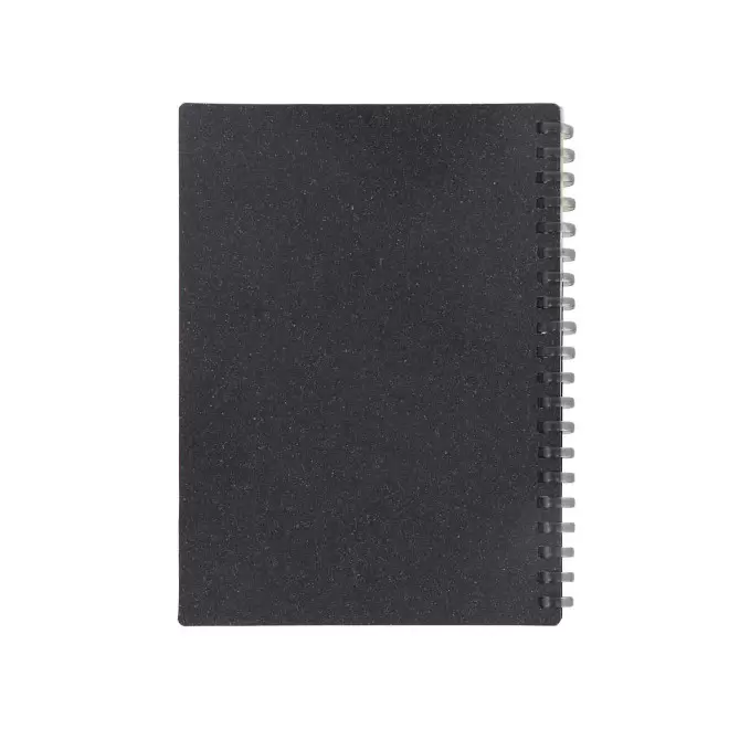 CARNET PERSONNALISABLE CUIR RECYCLE 'VIREO SPIRALE'