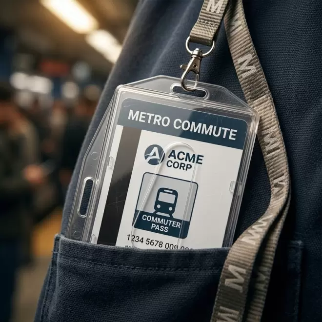 PORTE BADGE RIGIDE FORMAT CB PERSONNALISABLE 'KATYU'