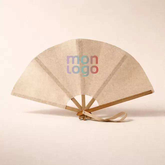 EVENTAIL PUBLICITAIRE EN COTON 'MACKA'