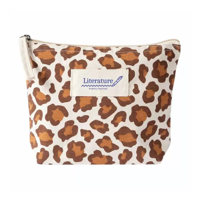 TROUSSE PERSONNALISABLE EN COTON LEOPARD 'SALESSE'