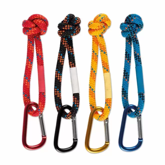 PORTE CLE CORDON PERSONNALISABLE 'SHUP MOUSQUETON'