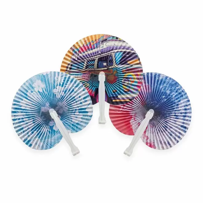 EVENTAIL EN PLASTIQUE PERSONNALISABLE 'BREEZE QUADRI'