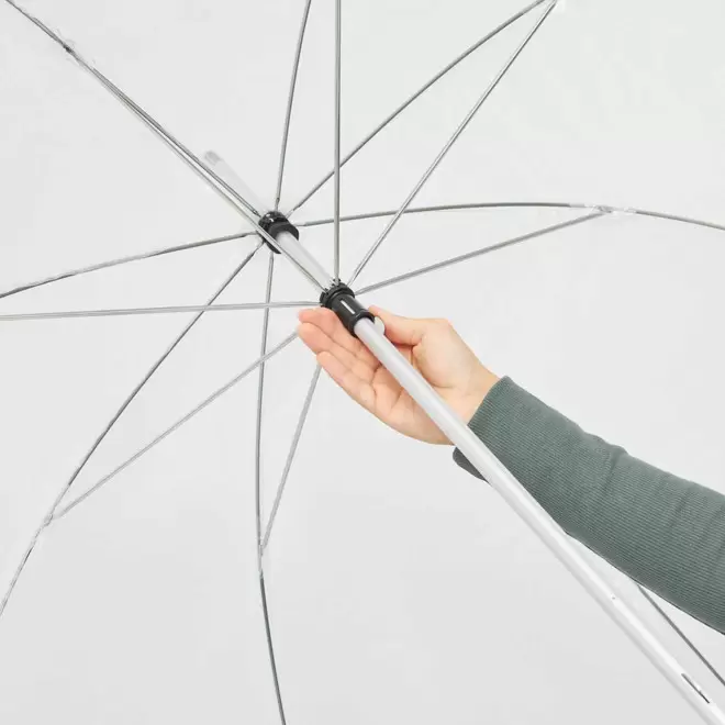 PARAPLUIE TRANSPARENT CANNE PERSONNALISABLE 'LENCO'