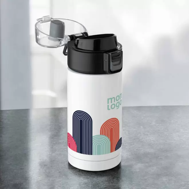 MUG ISOTHERME ETANCHE 330ML PERSONNALISABLE 'TOPEN'