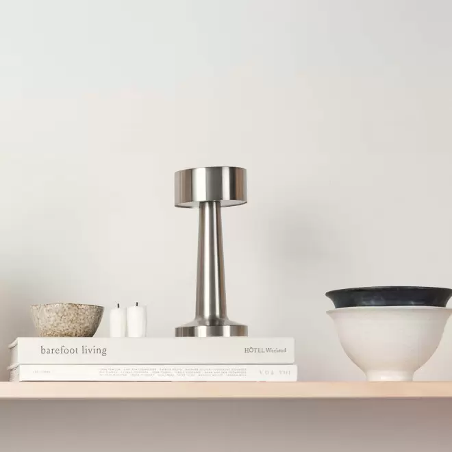 LAMPE LED DE TABLE PERSONNALISABLE 'MEYNU RECYCLE'