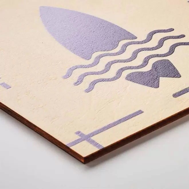 SOUS BOCK EN BOIS PERSONNALISABLE 'GOLO'