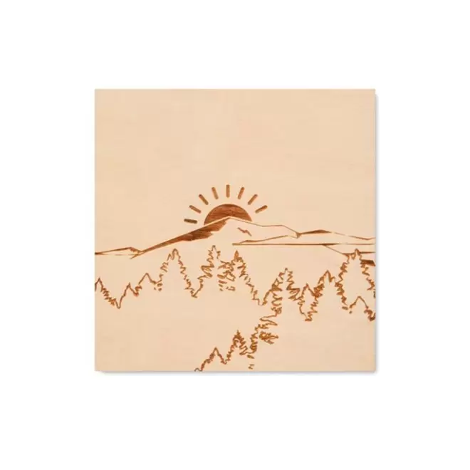 SOUS BOCK EN BOIS PERSONNALISABLE 'GOLO'