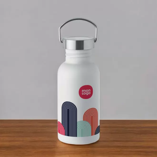 GOURDE ALU 500 ML PERSONNALISABLE 'CHEDDY COLOR'