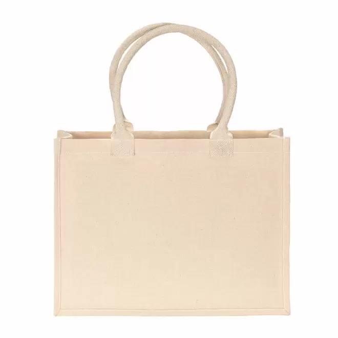 SAC SHOPPING EN COTON LAMINE PERSONNALISABLE 'PERLOUTA'