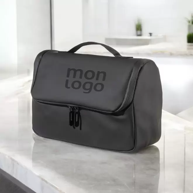 TROUSSE DE TOILETTE PERSONNALISEE EN PU 'OLYMPOS'