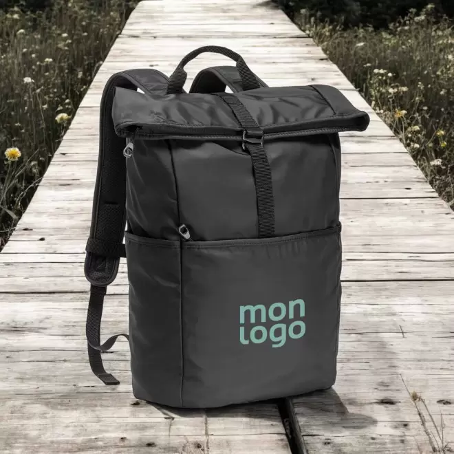 SAC A DOS PLIABLE ENROULABLE PERSONNALISE 'CITY TRIP'