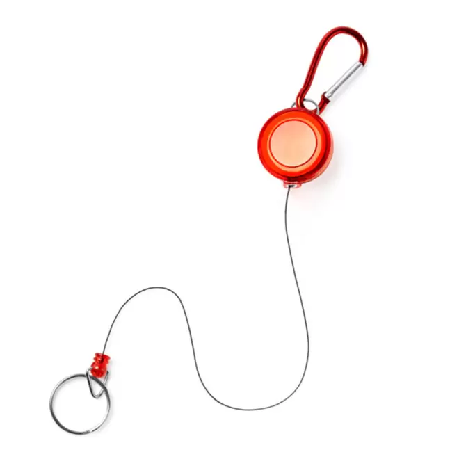 PORTE BADGE DEROULEUR PUBLICITAIRE 'SHAKI MOUSQUETON'