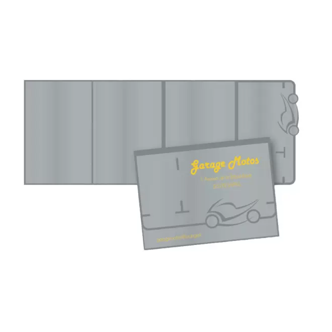 PORTE CARTE GRISE PUBLICITAIRE AVEC DECOUPE 'ROZEN'