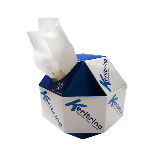 BOITE DE MOUCHOIRS PUBLICITAIRE 'TCHOUMA'