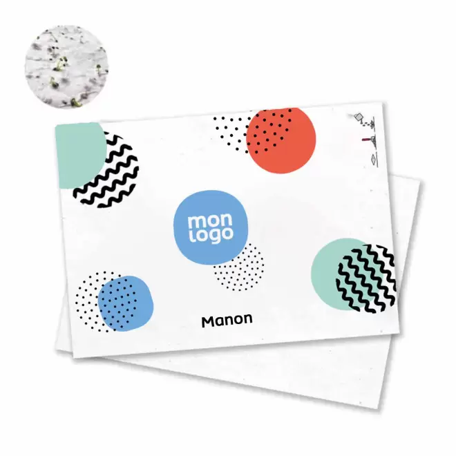 PAPIER ENSEMENCE MIE PERSONNALISE 'HORTUS' A5