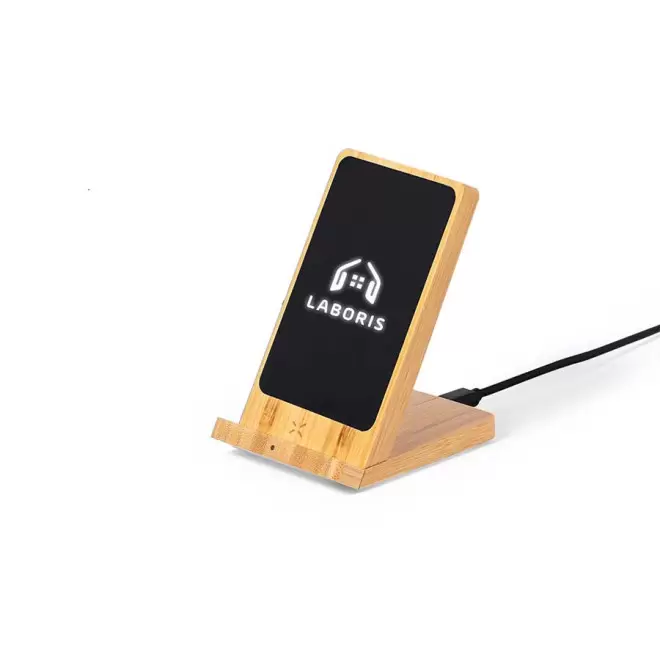 CHARGEUR INDUCTION 15W LED PUBLICITAIRE 'BAMBERCHARG'