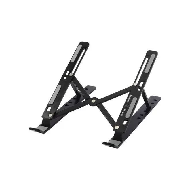 SUPPORT PLIABLE POUR ORDINATEUR PUBLICITAIRE 'MELOTEC'