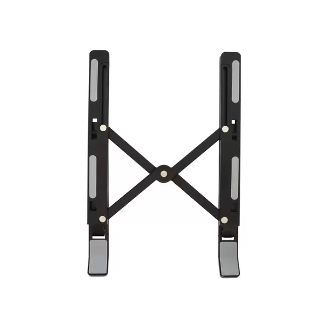 SUPPORT PLIABLE POUR ORDINATEUR PUBLICITAIRE 'MELOTEC'