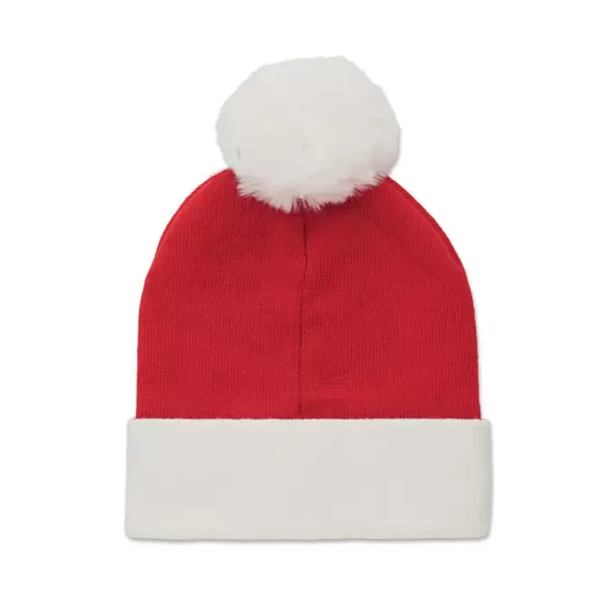 BONNET NOEL PERSONNALISABLE TRICOTE AVEC REVERS 'TRIKA'