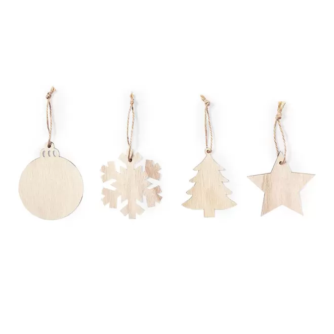 ORNEMENTS PERSONNALISABLE EN BOIS NOEL 'HOUTO'